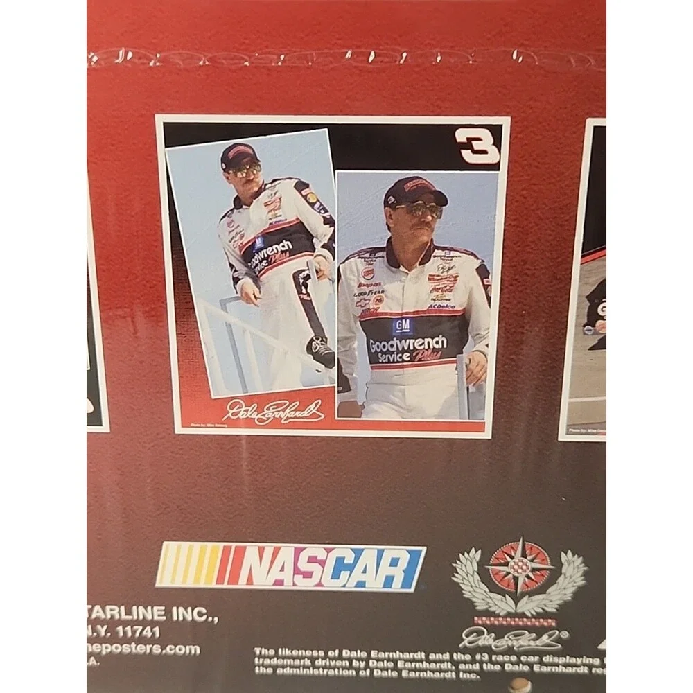 Vintage Dale Earnhardt Sr NASCAR Racing STARLINE Calendar  #3 Intimidator 2001